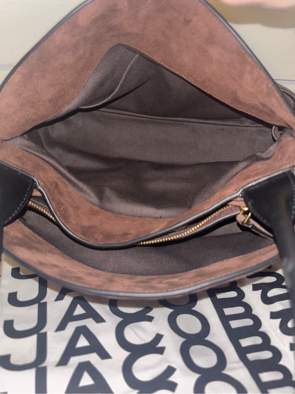 Marc Jacobs dark brown suede Dakota Satchel NWOT - Picture 6 of 13